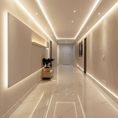 BANDA LED 10MM 18W/M 24V IP20 ROLA 10M 4000K CIP CREE [7]