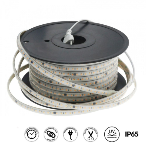 BANDA LED 220V RGB 14.4W/M IP65 60LED/M 5050 7X14MM 12MM PIN [3]