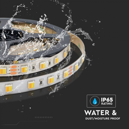 Banda led 24v smd5050 120led/m 3in1 ip20 5m V-tac [6]