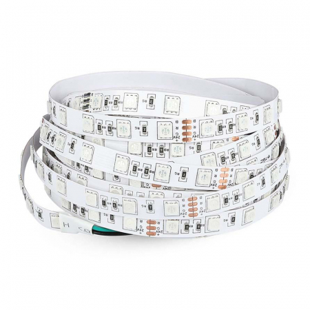 Banda LED 24V SMD5050 RGB 60LED/M IP20 10M V-Tac [5]