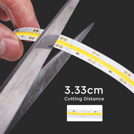 BANDA LED 512 COB IP20 24V 6000K ALB RECE [4]