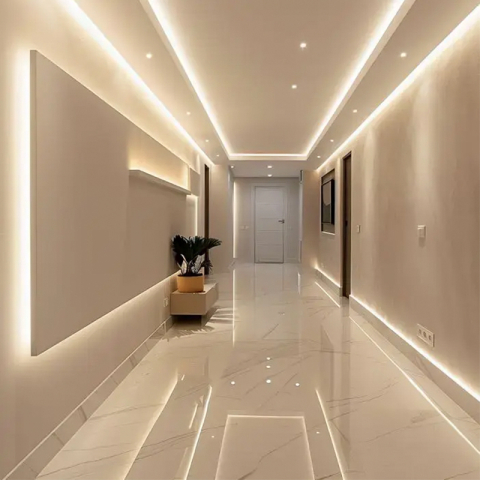 BANDA LED 5MM 8W/M 24V IP20 ROLA 10M 4000K CIP CREE [7]