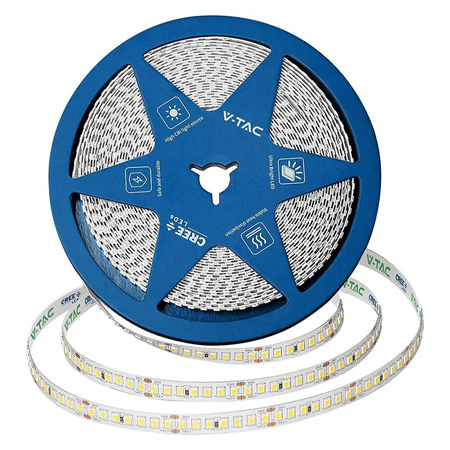 BANDA LED - BANDA LED 8MM 12W/M 24V IP20 ROLA 10M 4000K CIP CREE