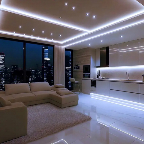 BANDA LED 8MM 12W/M 24V IP20 ROLA 10M 6500K CIP CREE [6]