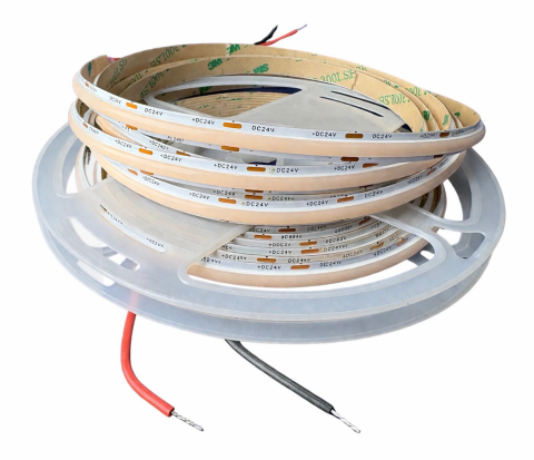 Banda LED 24V - Banda LED COB 256LED/5m 24V 10W 3000K IP20 110lm/W CRI>90 8mm