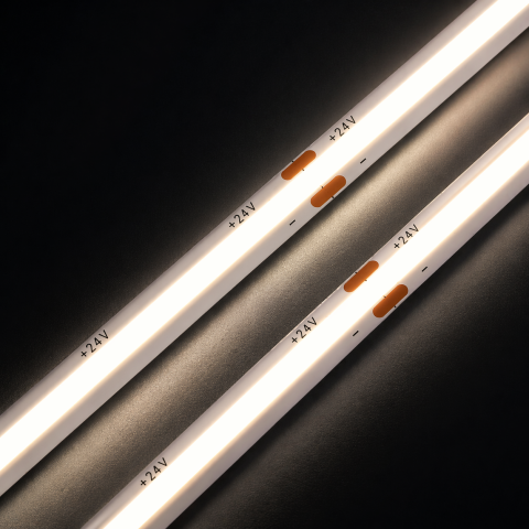 BANDA LED - Banda LED COB 24V, 320 LED, 10W, IP20, 4000K, 900lm/W,  alb neutru, rola 10 metri