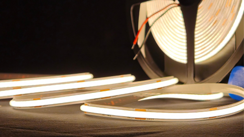 Banda LED COB DOB 256LED/M 24V 10W 4000K IP20 8mm CRI>90 110lm/W lumină uniformă rolă 5m [2]