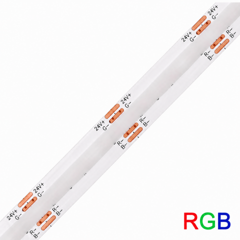 Banda LED 24V - Banda led RGB COB 24v 15W/m ip20 5m/Rola