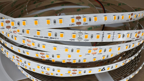 Banda led CRI98 / 10W / 24V / IP20 / 120LED/m / 100lm/W / 4000K / BRIDGELUX / rola 25metri [1]