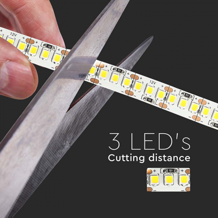 BANDA LED SMD2835 204LED/M 6400K IP20 5M [6]