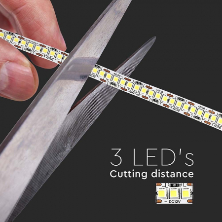 Banda led smd2835 240led/m 3000k ip20 5m V-tac [6]