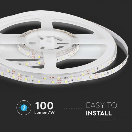 Banda led smd3528 60led/m albastru ip20 5m V-tac [10]