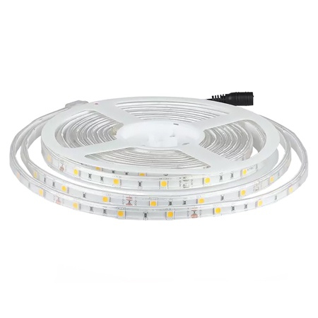 BANDA LED - Banda led smd5050 30led/m 6000k ip65 5m V-tac