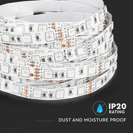 Banda led smd5050 60led/m galben ip20 5m V-tac [8]
