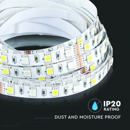 Banda led smd5050 60led/m rgb + alb cald ip20 5m V-tac [9]