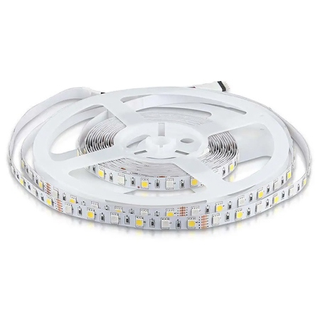 BANDA LED - Banda led smd5050 60led/m rgb + alb rece ip20 5m V-Tac 212159