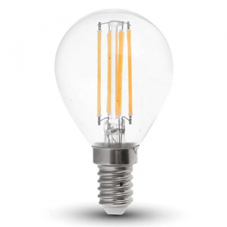 Bec e14 p45 cu filament led 6w 2700k V-tac [1]