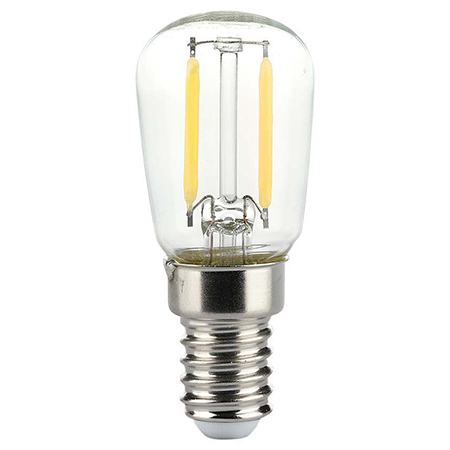 Becuri Led Cu Filament - Bec e14 st26 cu filament led 2w 6500k alb rece V-tac