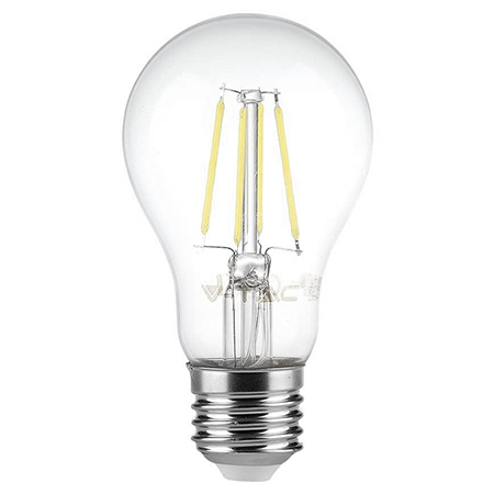 Becuri Led Cu Filament - BEC E27 A60 CU FILAMENT LED 6W 4000K ALB NEUTRU
