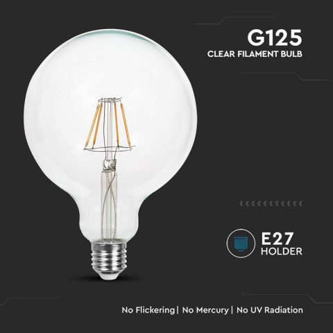 BEC G125 E27 10W CU FILAMENT 6500K [4]