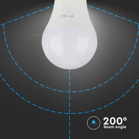 BEC LED A60 E27 10.5W 3000K ALB CALD [6]