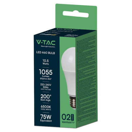 BEC LED A60 E27 10.5W 6500K ALB RECE [2]