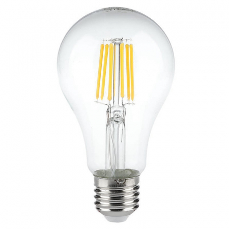 Bec Led A60 E27 10W CU FILAMENT 3000K ALB CALD [1]