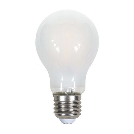 Becuri Led Cu Filament - BEC LED A60 E27 7W CU FILAMENT 6400K ALB RECE STICLA MATA