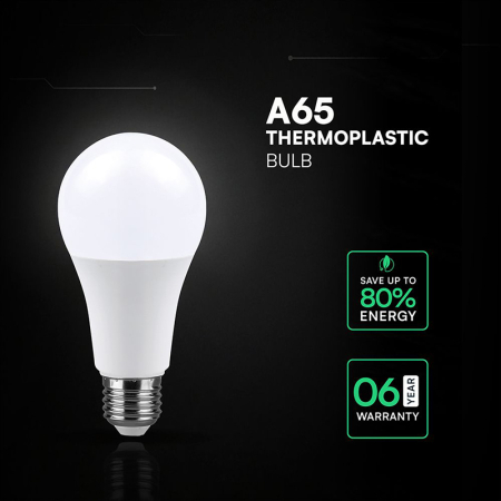 BEC LED A65 E27 15W 6500K ALB RECE CIP CREE [6]