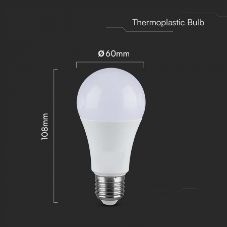 Bec Led A65 E27 17W 3000K ALB CALD [4]