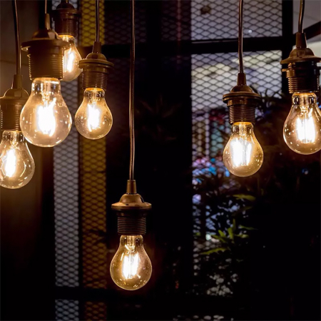 Bec led a67 e27 8w cu filament 2200k alb cald V-tac [3]