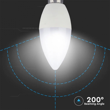 Bec led e14 3.5w dimabil rgb și 4500k + telecomandă V-tac [4]