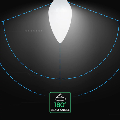 BEC LED E14 3.7W 3000K ALB CALD CIP CREE [5]