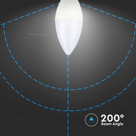 BEC LED E14 4.5W 6500K ALB RECE [5]