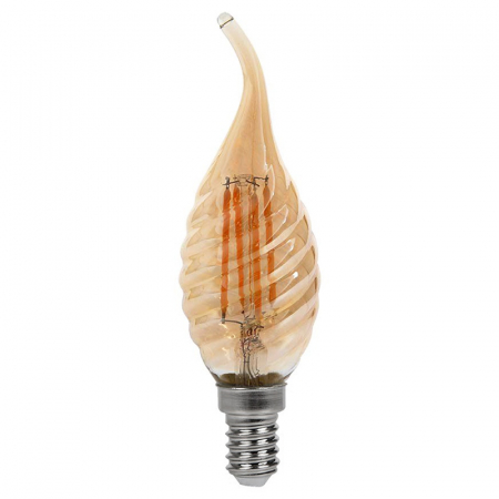 Bec Led E14 4W CU FILAMENT 2200K ALB CALD [1]
