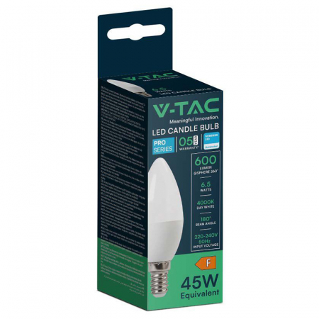 BEC LED E14 6.5W 4000K ALB NEUTRU, CIP SAMSUNG [3]