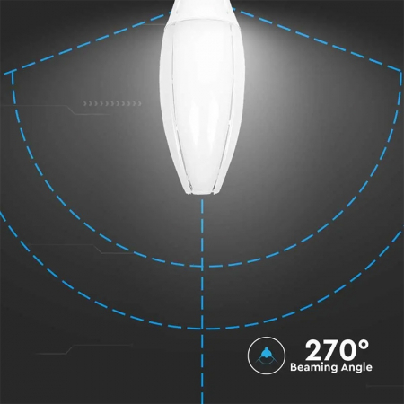 BEC LED E40 60W 4000K ALB NEUTRU, CIP SAMSUNG [5]