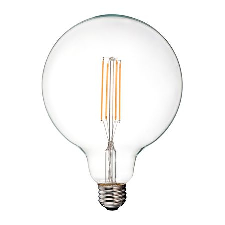 Becuri Led Cu Filament - Bec led G125 E27 12.5W cu filament 3000K alb cald V-tac