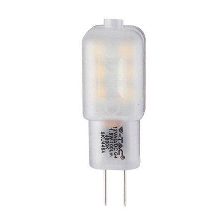 BECURI - Bec led g4 1.5w 12v 6400k alb rece, cip Samsung V-tac