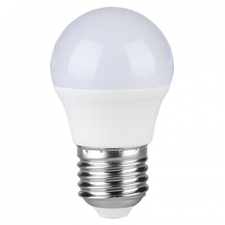 Bec led g45 e27 4.5w 3000k alb cald V-tac [1]