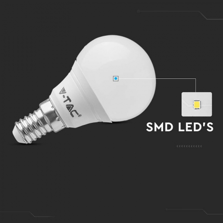 BEC LED P45 E14 4.5W 3000K ALB CALD, CIP SAMSUNG [4]