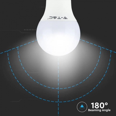 Bec led p45 e14 5.5w cri95+ 2700k alb cald V-tac [5]