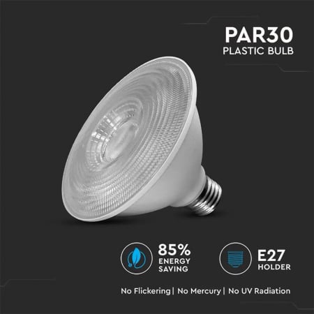 BEC LED PAR30 E27 11W 3000K ALB CALD, CIP SAMSUNG [6]