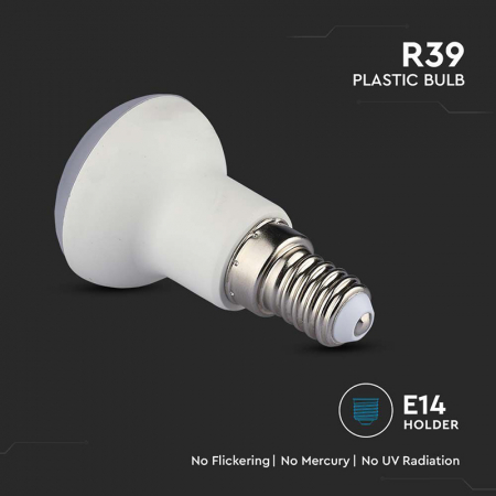Bec led R39 E14 2.9W 3000K alb cald, cip Samsung V-tac [6]