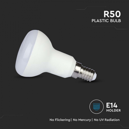 Bec Led R50 E14 4.8W 3000K ALB CALD, CIP SAMSUNG [6]