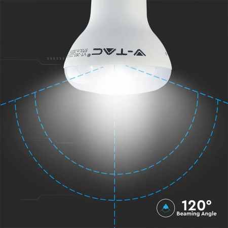 Bec led r63 e27 8.5w 4000k alb neutru, cip samsung V-Tac [7]