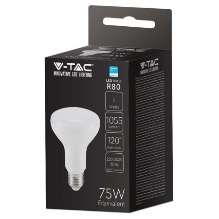 BEC LED R80 E27 10W 4000K ALB NETRU, CIP SAMSUNG [3]