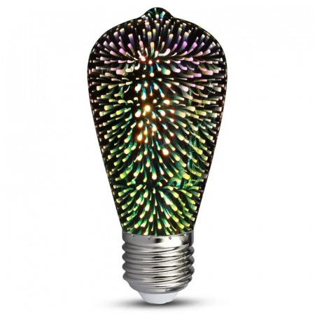 BEC LED ST64 E27 3W CU FILAMENT 3000K ALB CALD MODEL 3D [1]
