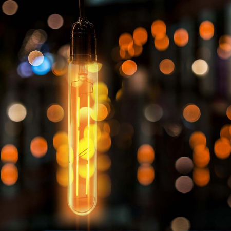 Bec led t30 e27 cu filament 6w 2200k alb cald V-tac [6]
