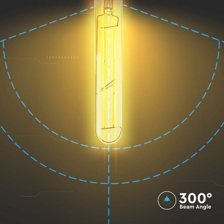 Bec led t30 e27 cu filament 6w 2200k alb cald V-tac [5]